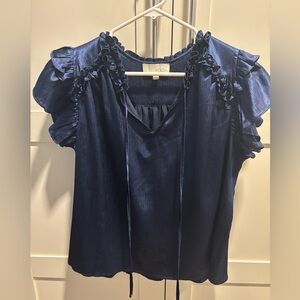 Pinch Women's Elegant Navy Blouse